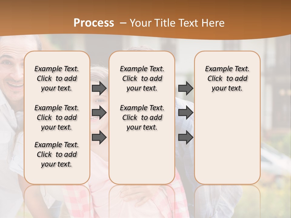 Smiling Child Portrait PowerPoint Template