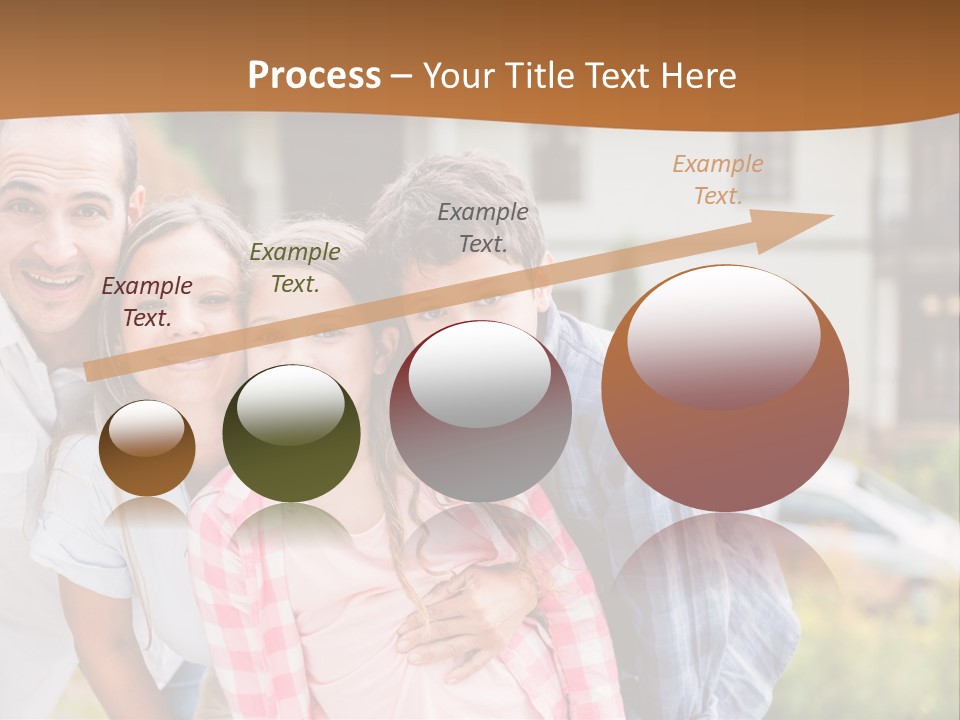 Smiling Child Portrait PowerPoint Template