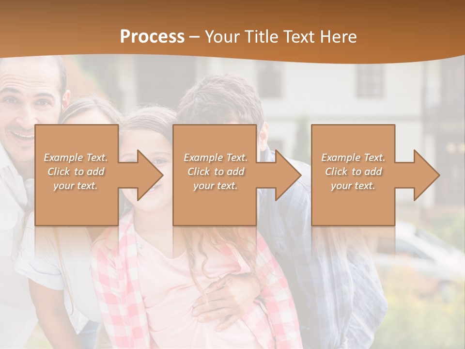 Smiling Child Portrait PowerPoint Template