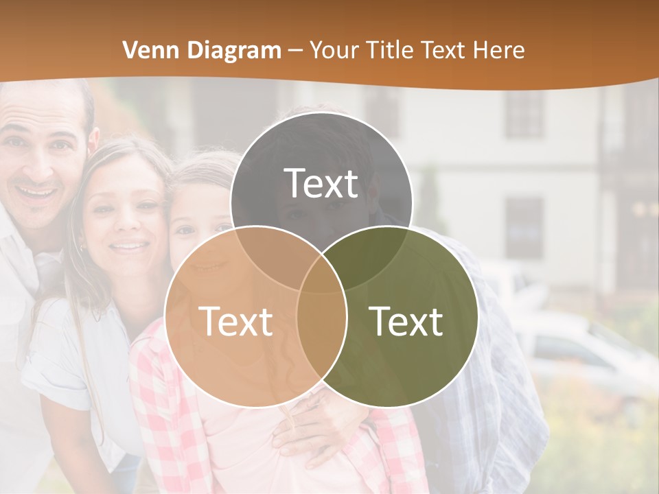 Smiling Child Portrait PowerPoint Template