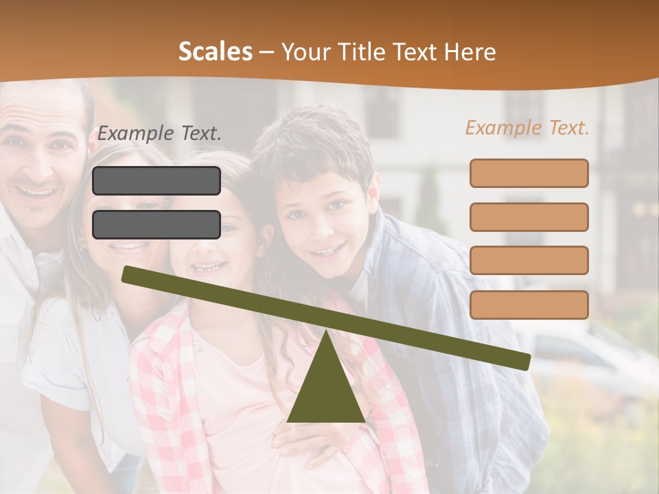 Smiling Child Portrait PowerPoint Template