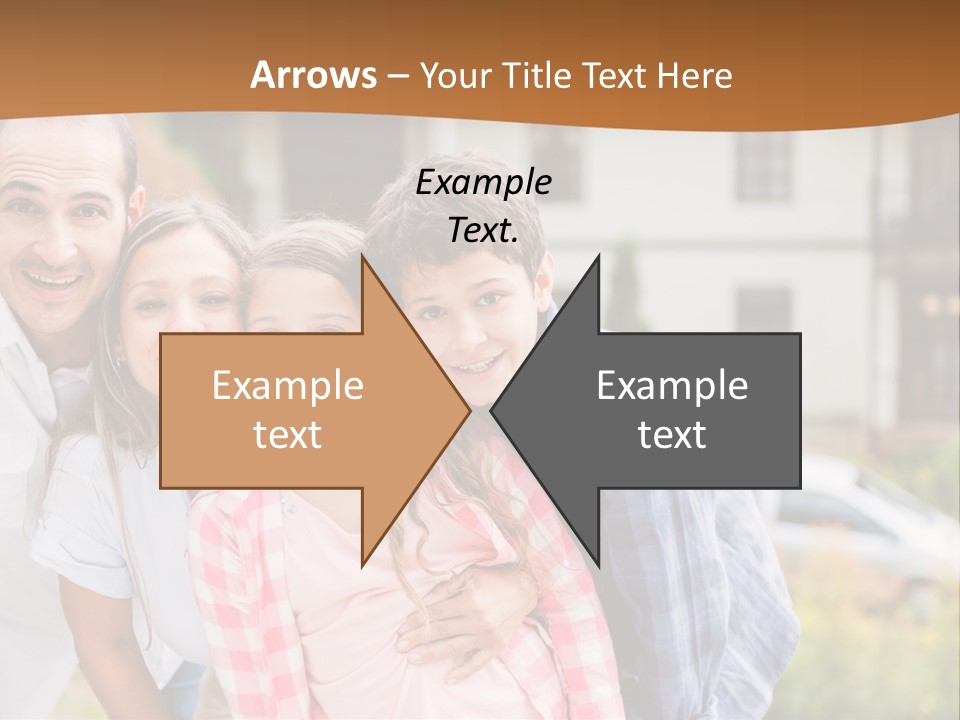 Smiling Child Portrait PowerPoint Template