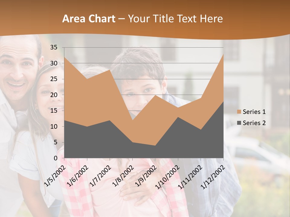 Smiling Child Portrait PowerPoint Template