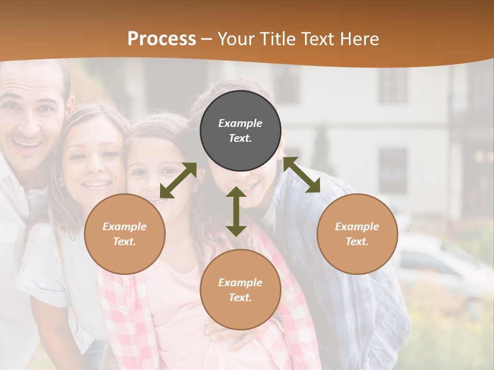 Smiling Child Portrait PowerPoint Template