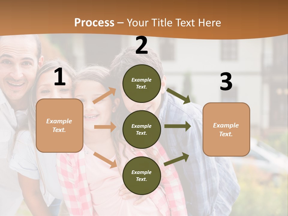 Smiling Child Portrait PowerPoint Template