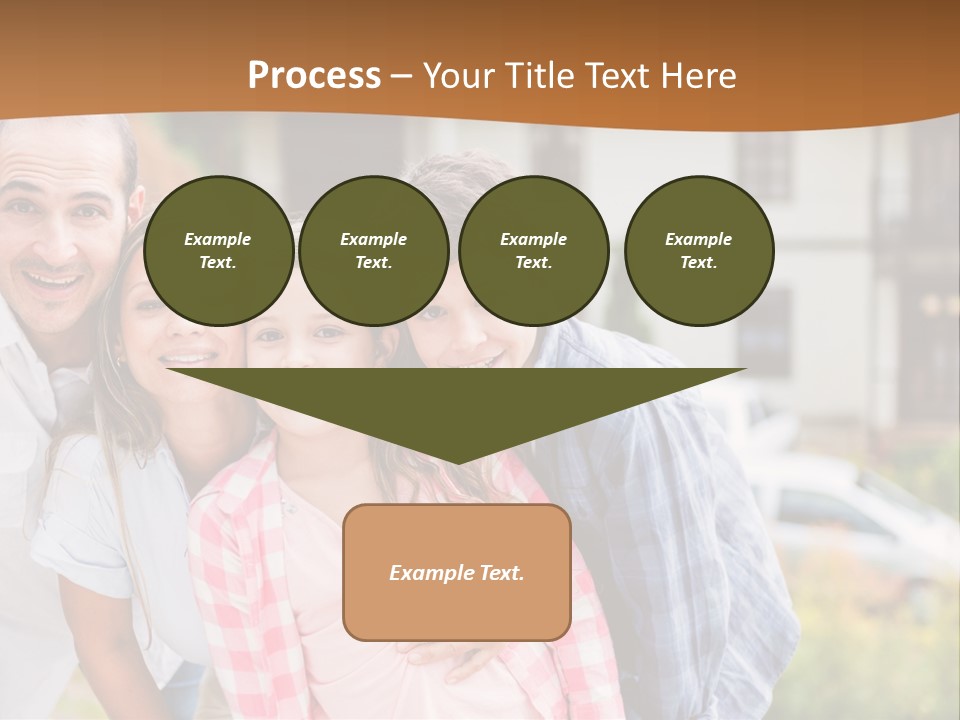 Smiling Child Portrait PowerPoint Template