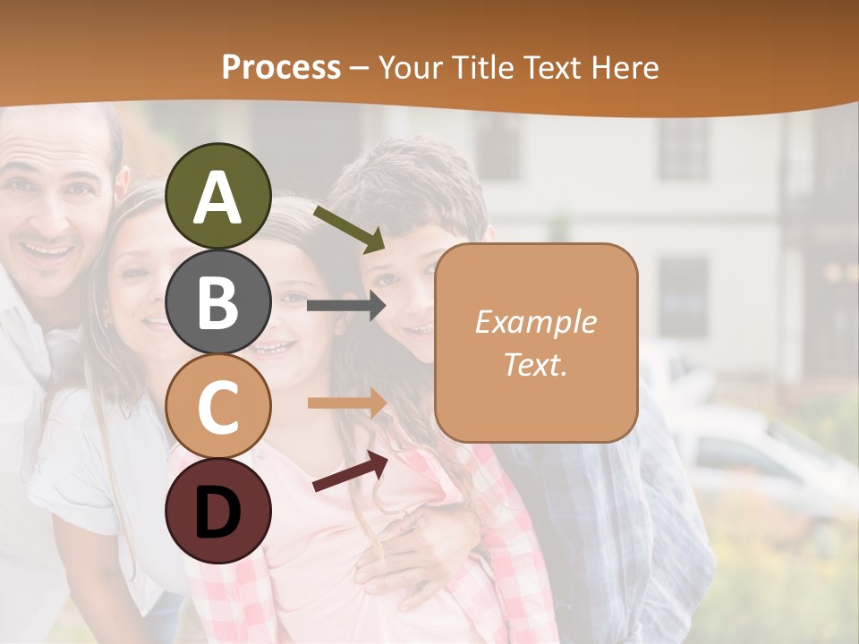 Smiling Child Portrait PowerPoint Template