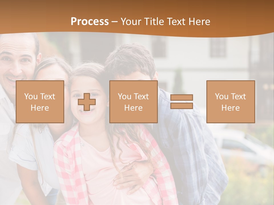 Smiling Child Portrait PowerPoint Template