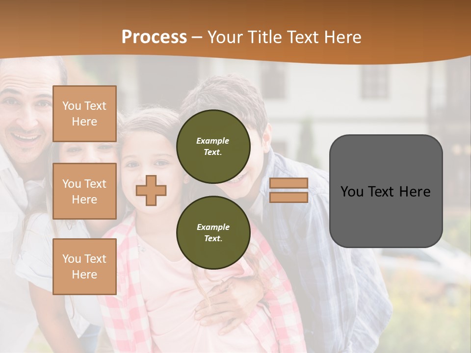 Smiling Child Portrait PowerPoint Template