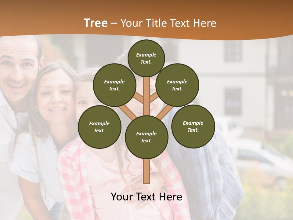 Smiling Child Portrait PowerPoint Template