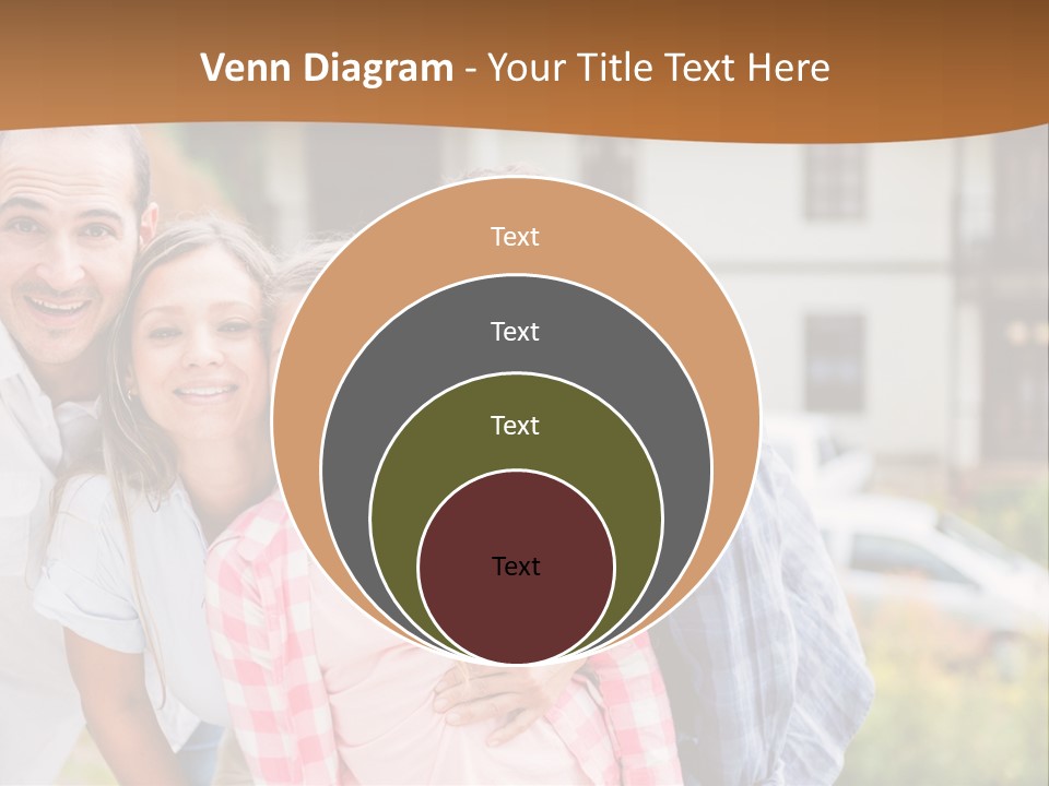 Smiling Child Portrait PowerPoint Template