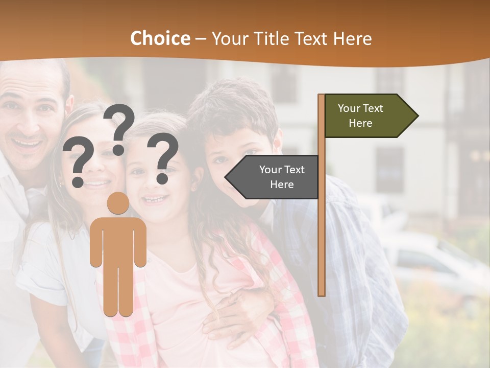 Smiling Child Portrait PowerPoint Template