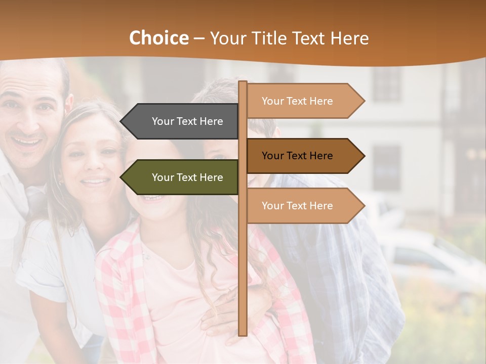 Smiling Child Portrait PowerPoint Template