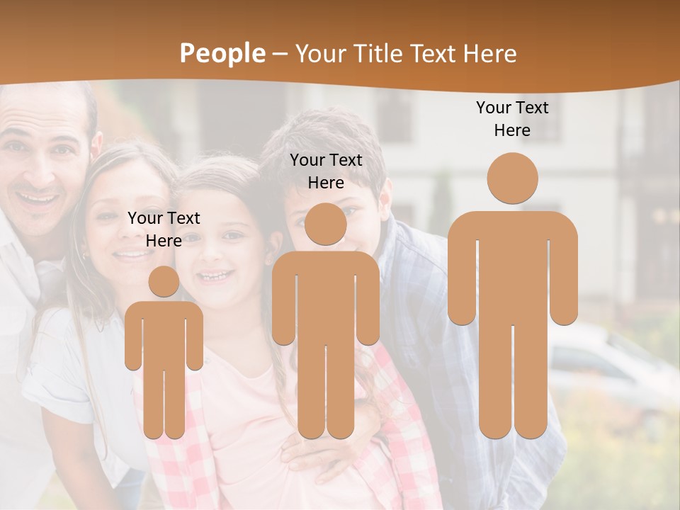 Smiling Child Portrait PowerPoint Template