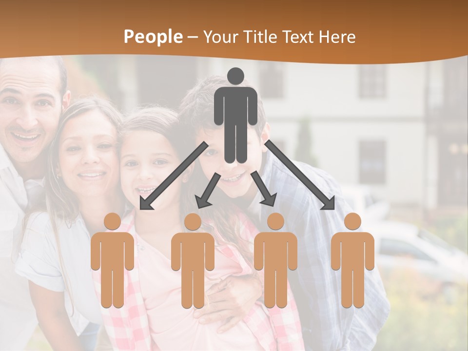 Smiling Child Portrait PowerPoint Template