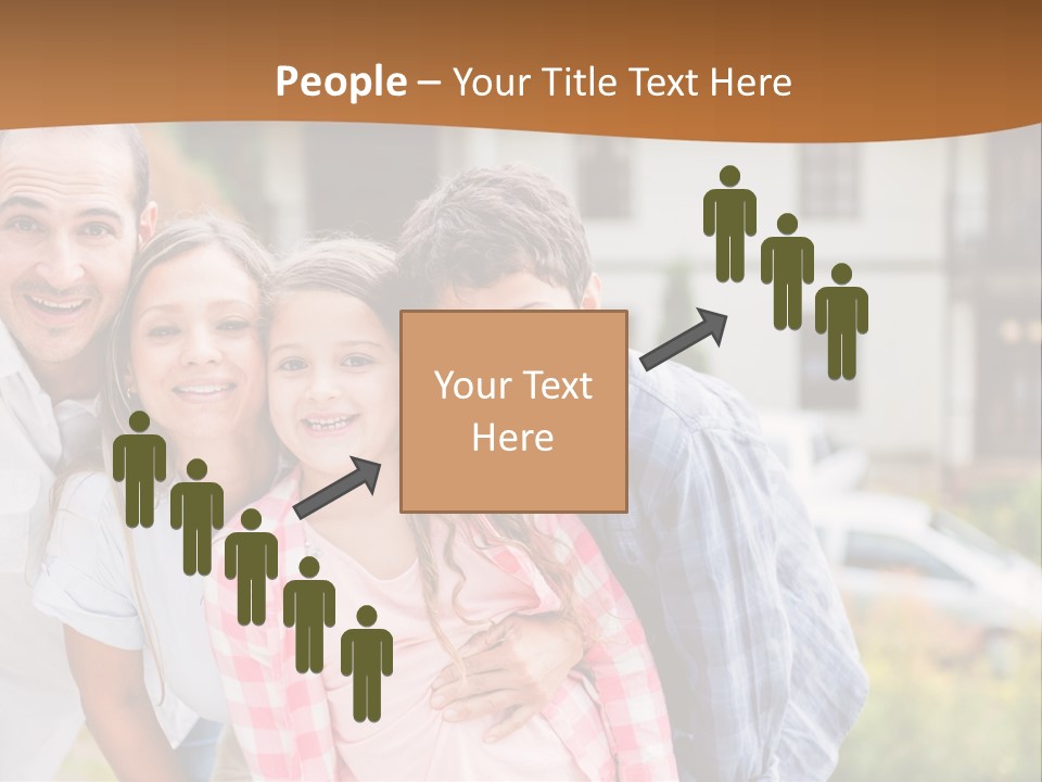 Smiling Child Portrait PowerPoint Template