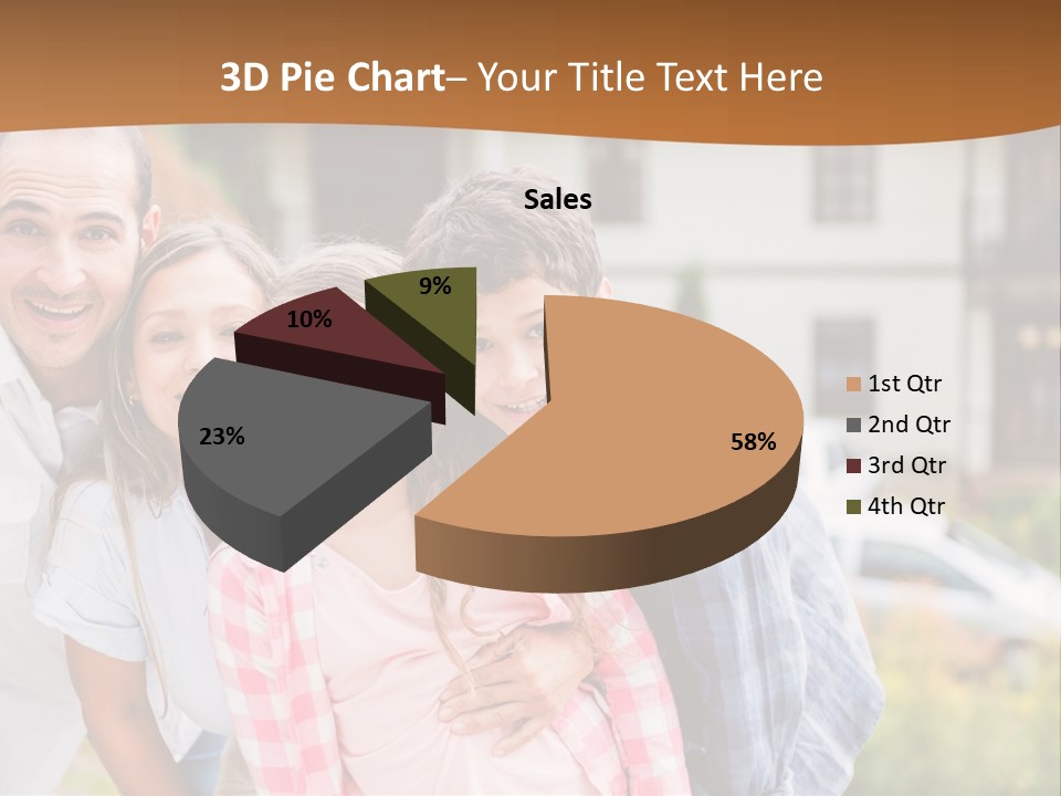 Smiling Child Portrait PowerPoint Template