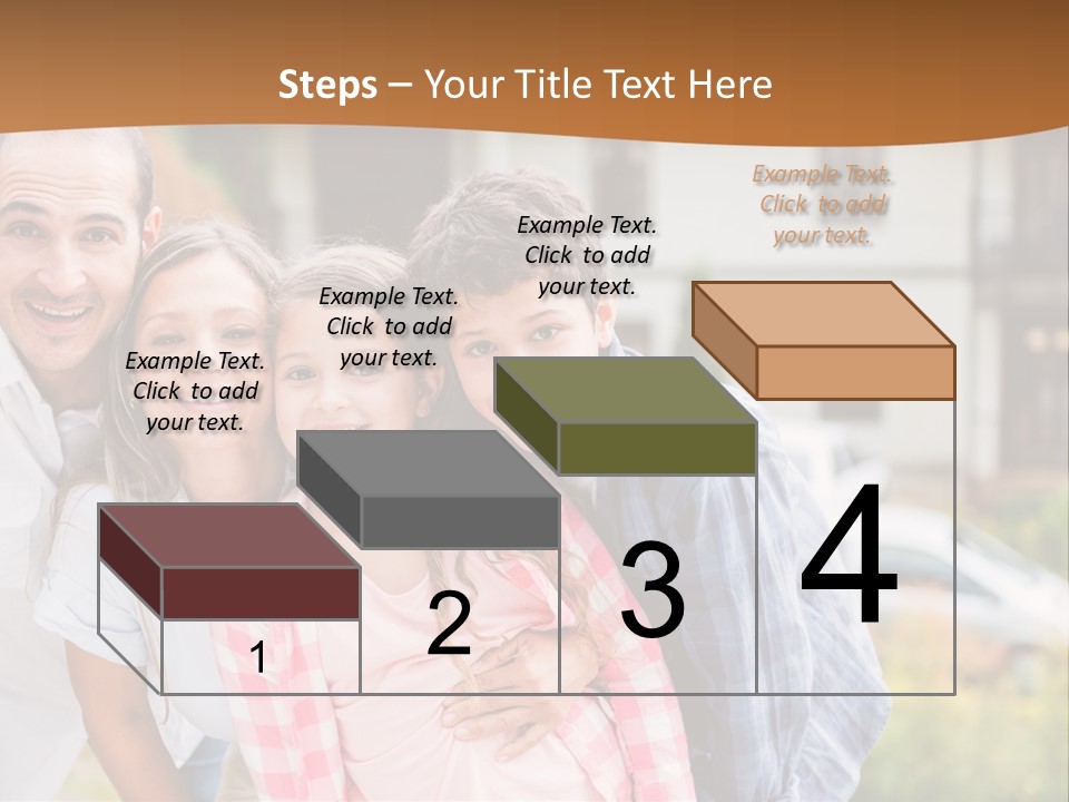 Smiling Child Portrait PowerPoint Template