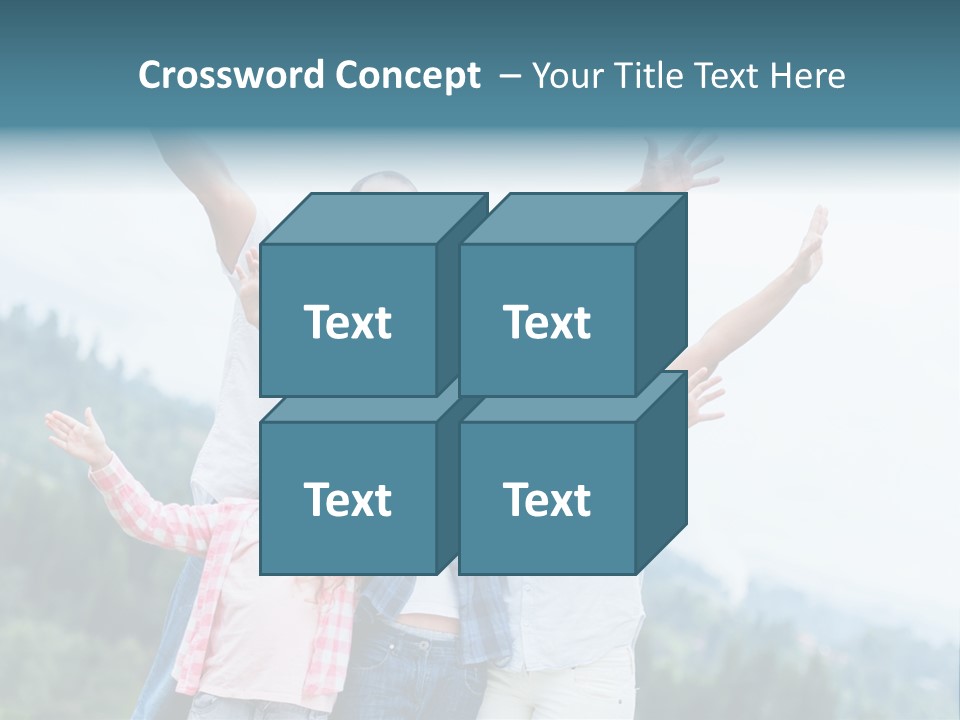 Together Bonding Children PowerPoint Template