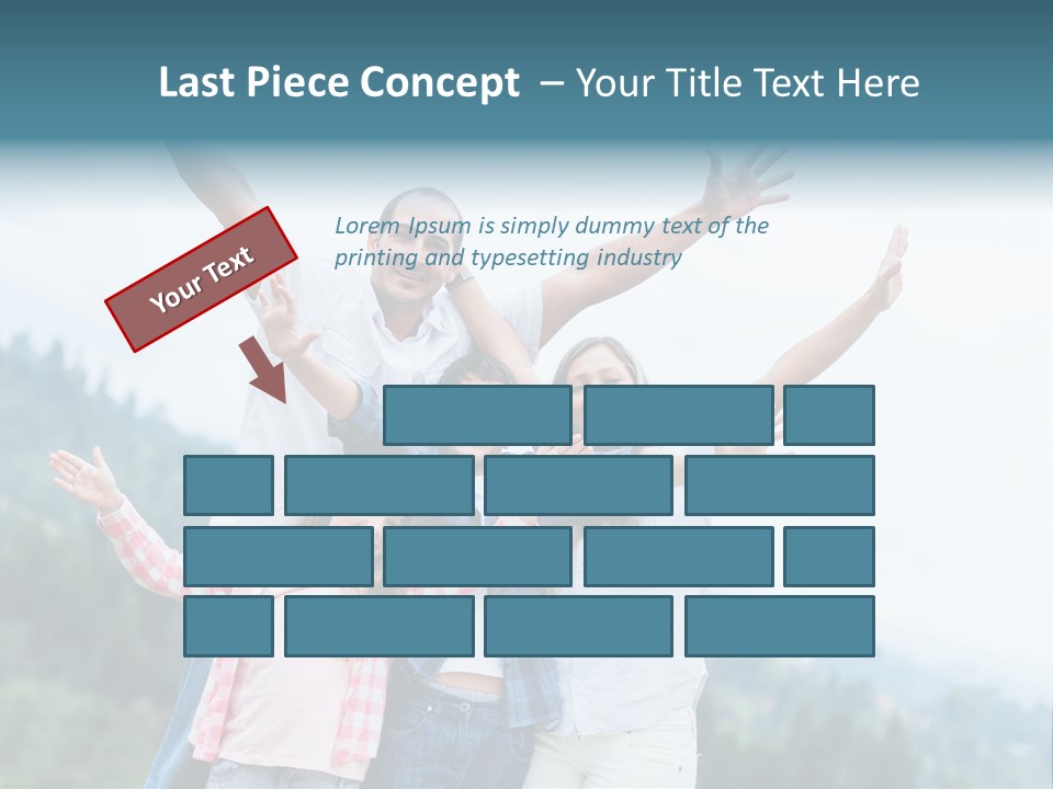 Together Bonding Children PowerPoint Template