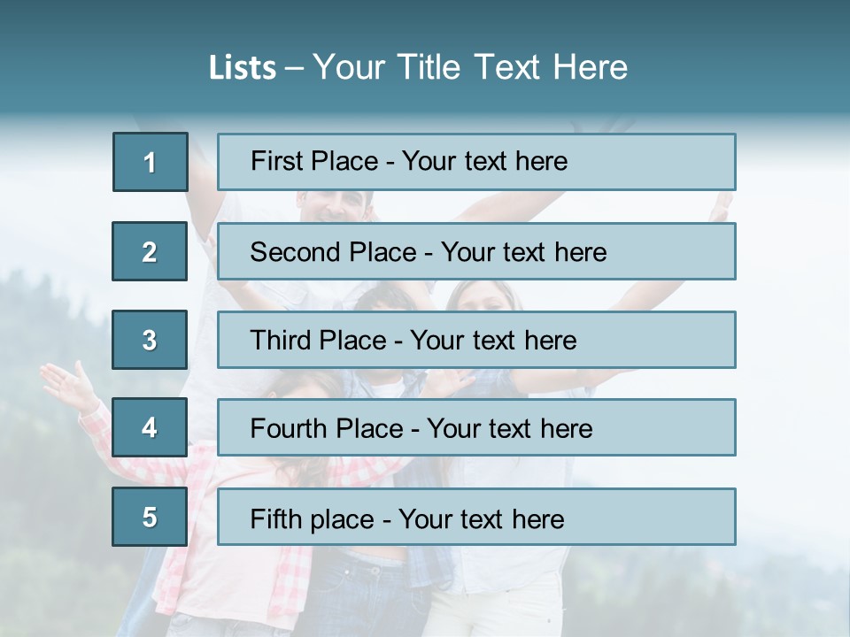 Together Bonding Children PowerPoint Template