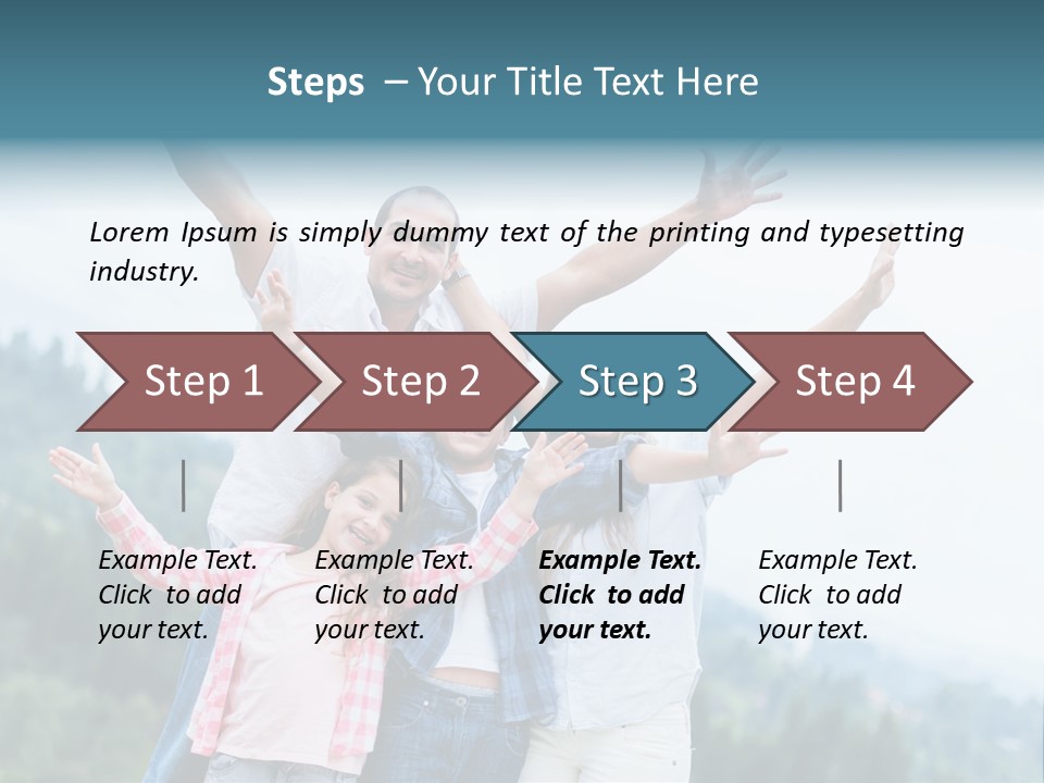 Together Bonding Children PowerPoint Template