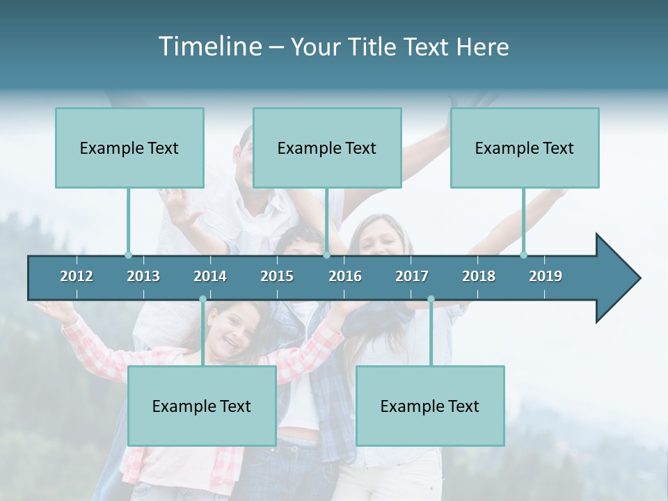 Together Bonding Children PowerPoint Template
