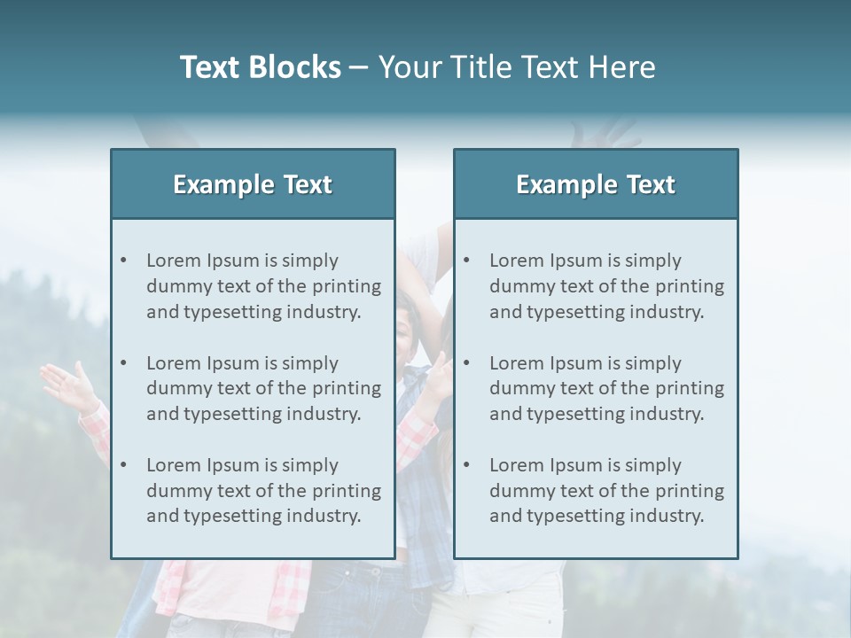 Together Bonding Children PowerPoint Template