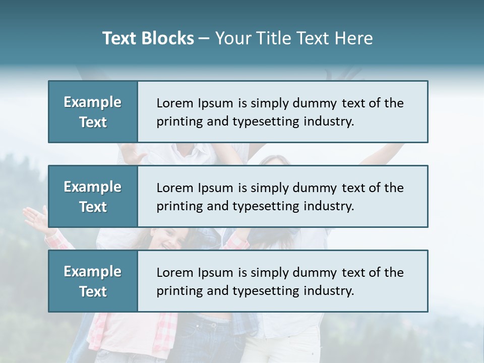 Together Bonding Children PowerPoint Template