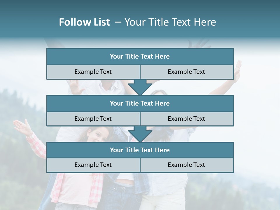 Together Bonding Children PowerPoint Template