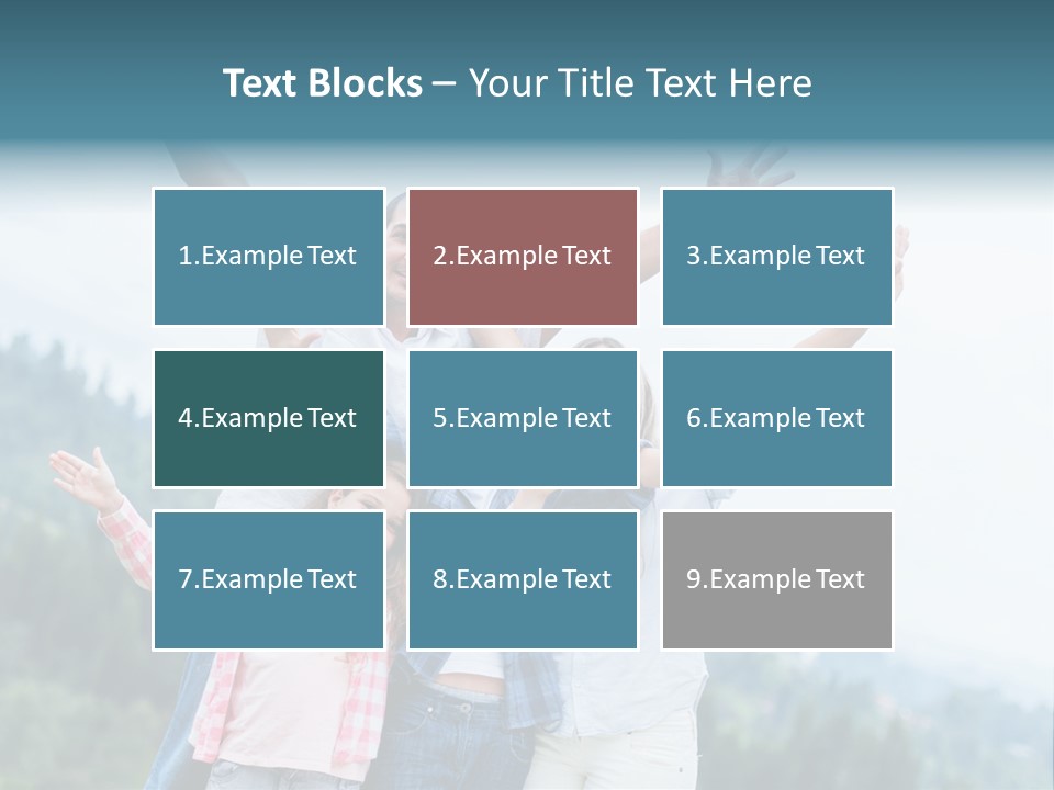 Together Bonding Children PowerPoint Template