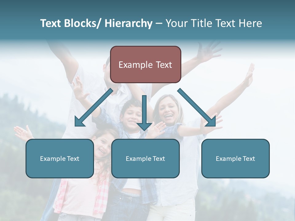 Together Bonding Children PowerPoint Template