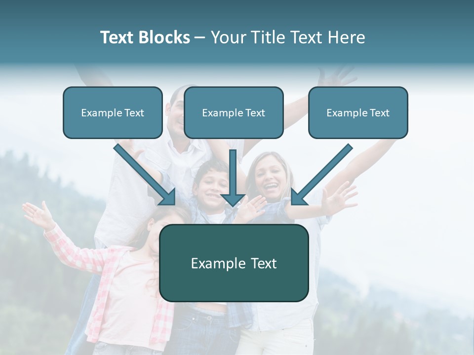 Together Bonding Children PowerPoint Template