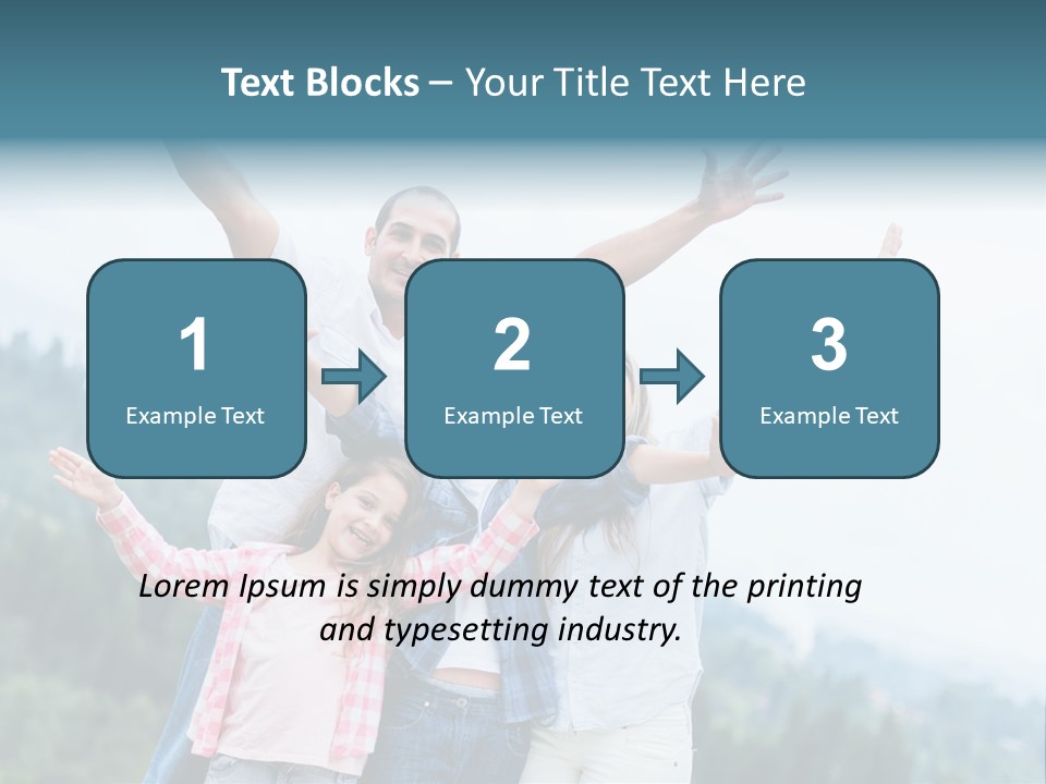 Together Bonding Children PowerPoint Template