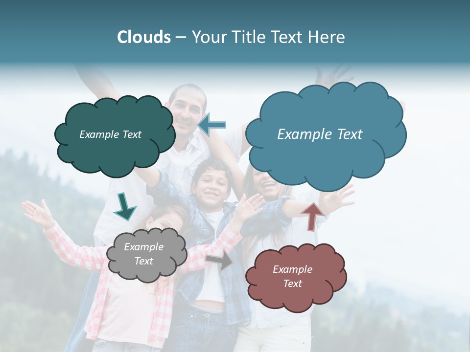 Together Bonding Children PowerPoint Template