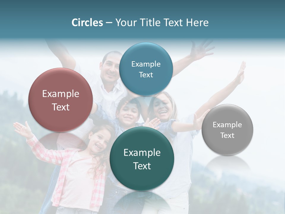 Together Bonding Children PowerPoint Template