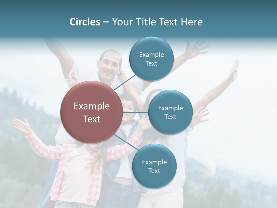 Together Bonding Children PowerPoint Template