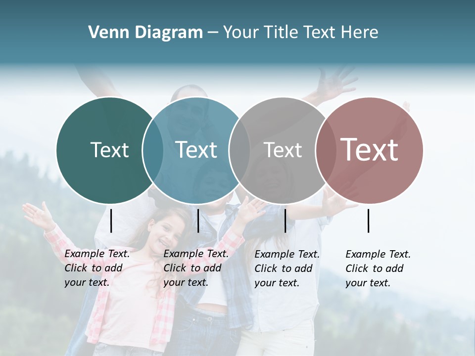 Together Bonding Children PowerPoint Template