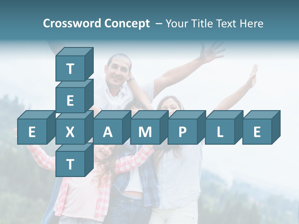 Together Bonding Children PowerPoint Template