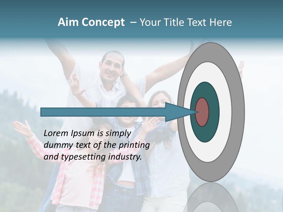 Together Bonding Children PowerPoint Template