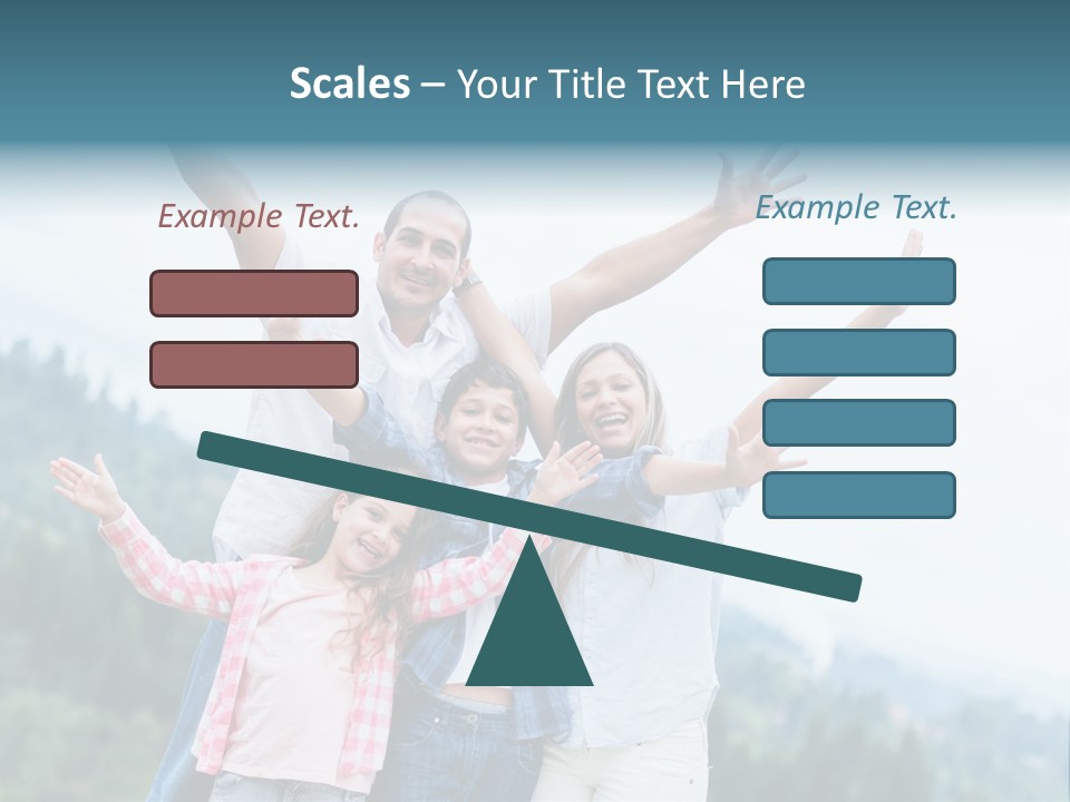 Together Bonding Children PowerPoint Template