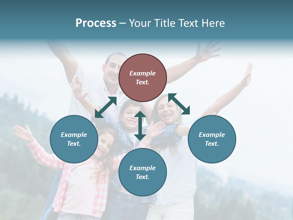 Together Bonding Children PowerPoint Template