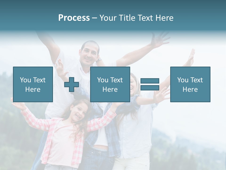 Together Bonding Children PowerPoint Template