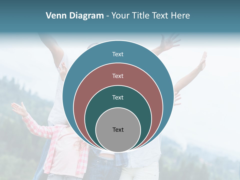 Together Bonding Children PowerPoint Template