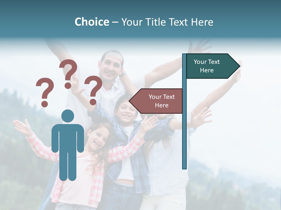 Together Bonding Children PowerPoint Template