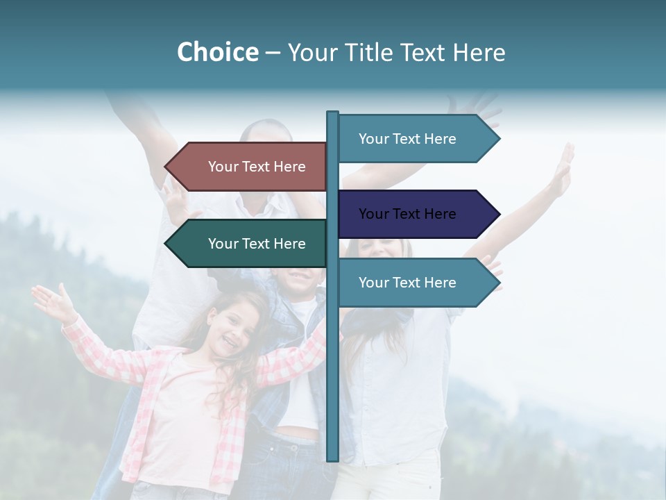 Together Bonding Children PowerPoint Template