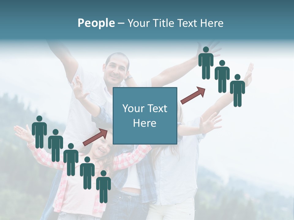 Together Bonding Children PowerPoint Template