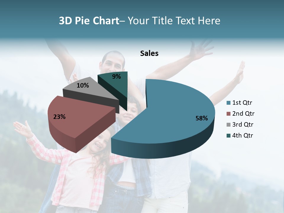 Together Bonding Children PowerPoint Template