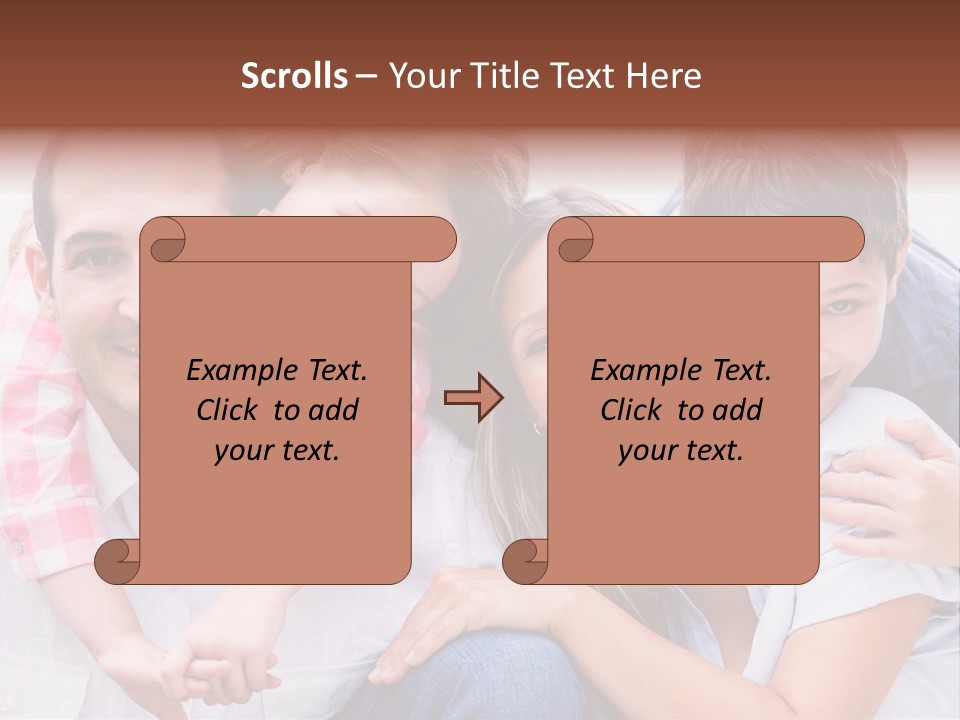 Children Outdoors Content PowerPoint Template