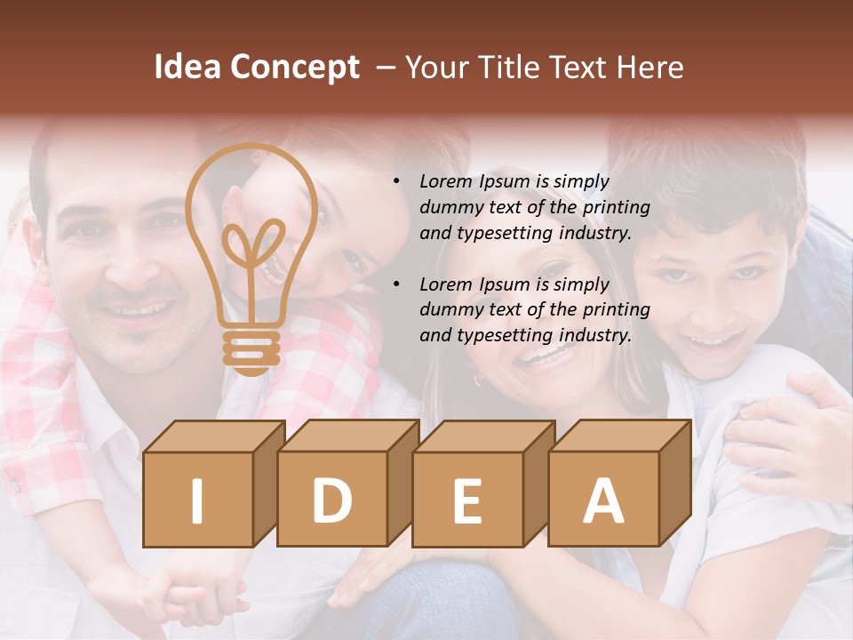 Children Outdoors Content PowerPoint Template